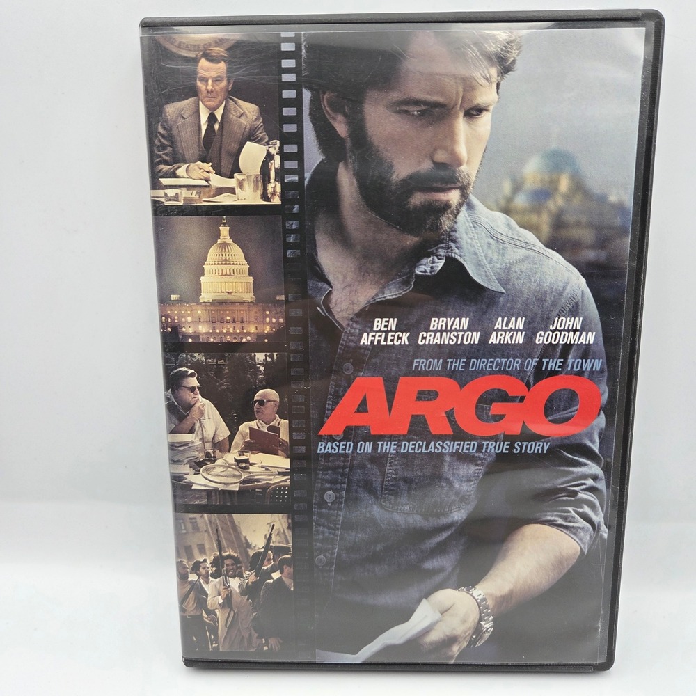 Argo DVD Ben Affleck Bryan Cranston True Story Thriller Widescreen Drama Movie